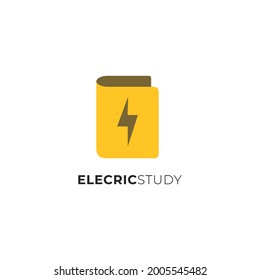 Modern and fun electric study logo design