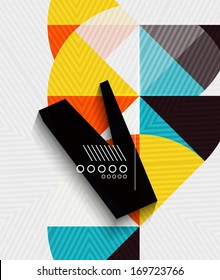 Moderne funky geometrische Abstraktion