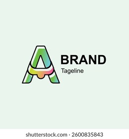 Modern Funny alphabet letters font logo design. Fun Style minimal lettering fonts for brand. vector illustration