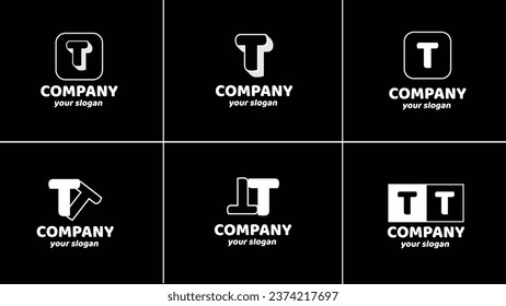 The Modern Funny T Pack Letter Logo is a logo that is unique, funny, very varied and suitable for your business