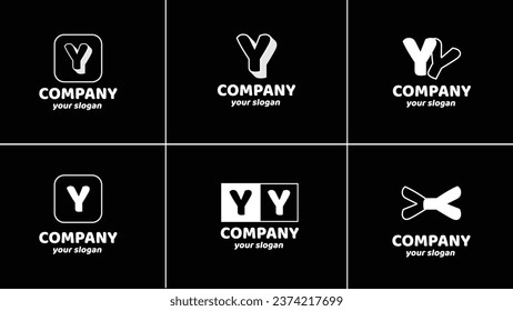 The Modern Funny Y Pack Letter Logo is a logo that is unique, funny, very varied and suitable for your business