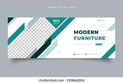 modern furniture banner template vector eps10
