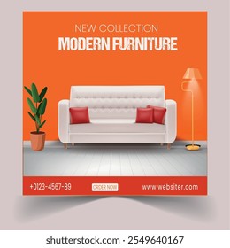  Modern Furniture Brown armchair with purple pillow