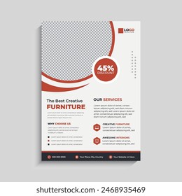 Modern Furniture Flyer Template Design