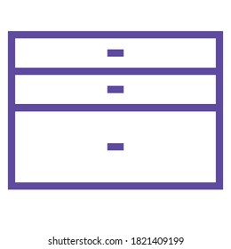 modern furniture illustration icon design