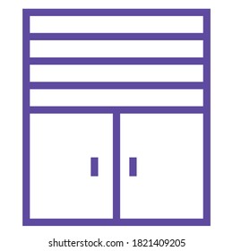 modern furniture illustration icon design