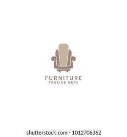 Modern Furniture Logo Design Vector