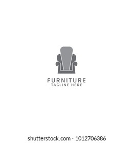 Modern Furniture Logo Design Vector