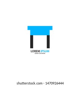 Modern Furniture Logo/Icon Design Template. Vector elements illustration