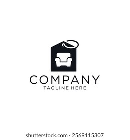 Modern FURNITURE OUTLET logo design.