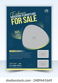 Modern Furniture Product Flyer Template