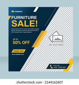 Modern Furniture  Sale Flyer Template