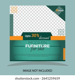 Modern Furniture Sale Social media post design template
