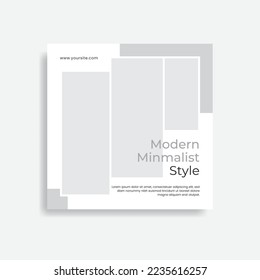 Modern furniture social media banner
