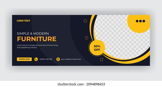 Modern Furniture Social Media Cover Template