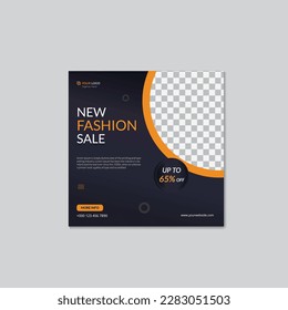 Modern furniture social media post design and corporate banner design template  