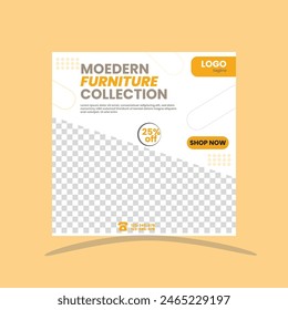 MODERN FURNITURE SOCIAL MEDIA POST DESIGN