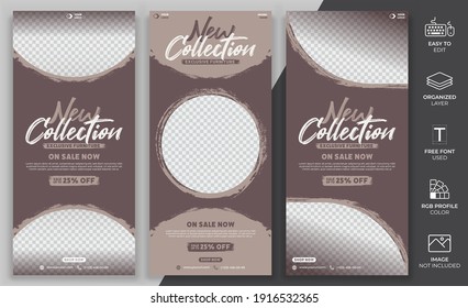 Modern Furniture Social Media Story Template Vector Design. Furniture Social Media Template Can Be Use for Promotion and Advertising.
