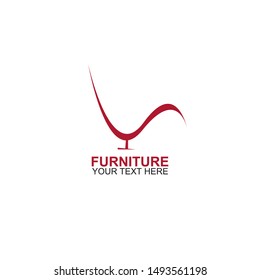 Modern Furniture Vector Logo Template Logo Stock Vector (Royalty Free ...