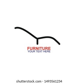 Modern Furniture Vector Logo template. Logo for your business