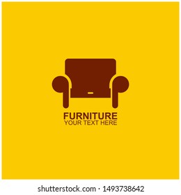 Modern Furniture Vector Logo template. Logo for your business