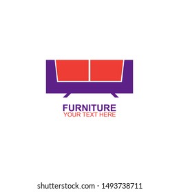 Modern Furniture Vector Logo template. Logo for your business