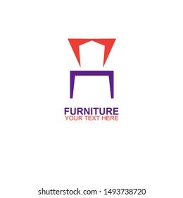 Modern Furniture Vector Logo template. Logo for your business