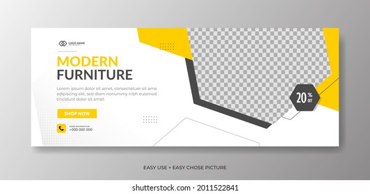 Modern Furniture Web Banner Template