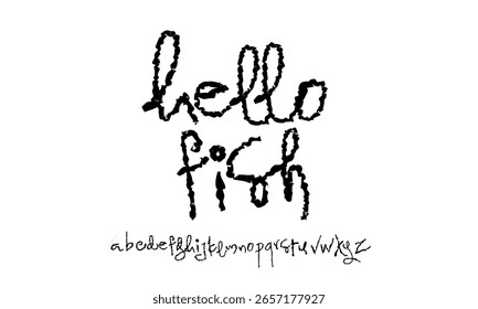 Modern Future Abstract Alphabet Font .vector illustration