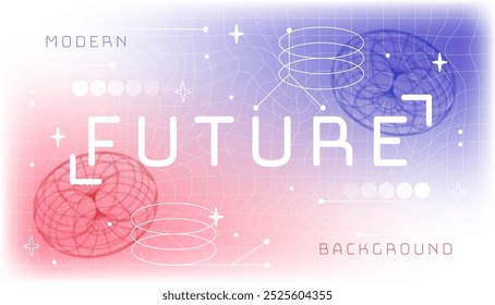 Modern future background 