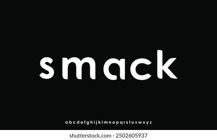 Modern Future bold Alfabeto Fuente. Fuentes de estilo urbano de tipografía para tecnología, digital, estilo atrevido del logotipo de la película. Ilustración vectorial