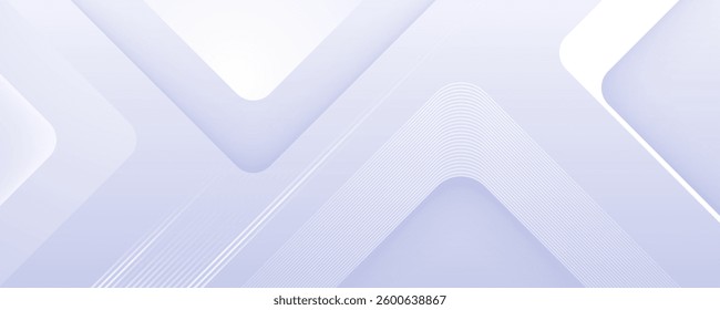 A modern and futuristic abstract background featuring geometric shapes with soft gradients in white and light blue tones.
