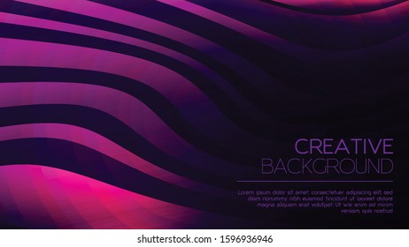 modern and futuristic abstract background. geometric wallpaper design with dynamic fluid composition.