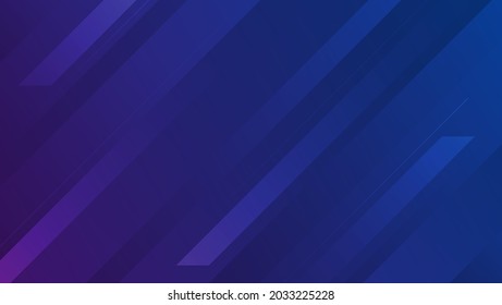 Modern Futuristic Abstract Geometric Gradient Dark Blue Stripes Background Design Template