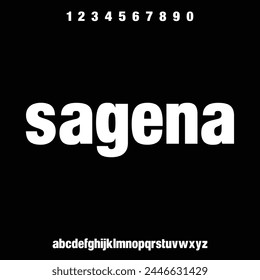 modern and futuristic alphabet font vector set