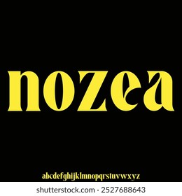 modern and futuristic alphabet font vector
