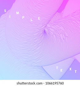 Modern futuristic Background with colorful blended gradient colors wave shape. Trendy background for flyer, poster, presentation, brochure. Vector abstract illustration.