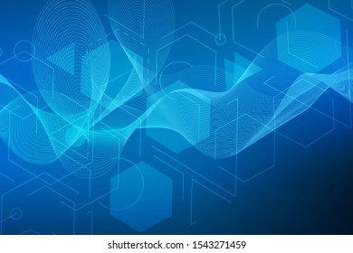 Modern futuristic background of the scientific hexagonal pattern. Virtual abstract background with particle, molecule structure for medical, technology, chemistry, science. Social network vector