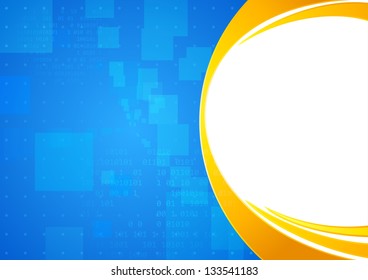 Modern futuristic background template. Vector illustration