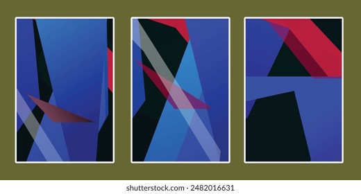 Modern futuristic background vector on layer blue with dark navy and shadow black space with abstract style design vector file