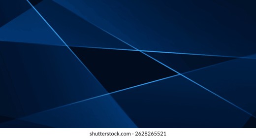 Modern futuristic dark blue background with light and shadow abstract modern
