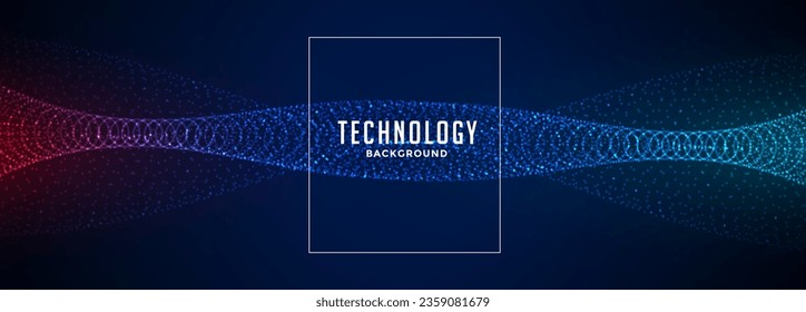 modern and futuristic digital network background for AI research vector