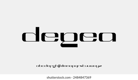 MODERN FUTURISTIC ELEGANT LUXURY FONT TYPE TYPEFACE