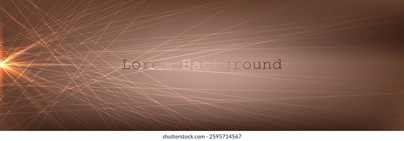 modern futuristic energetic background. Modern radiance. Abstract gold light lines. Vector luxury effect on light brown background. 