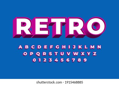 modern and futuristic font with cool effect