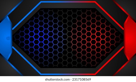 modern futuristic game background. design of sport banner, poster, advertisement, promotion