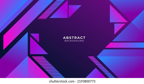 Modern futuristic geometric background vector