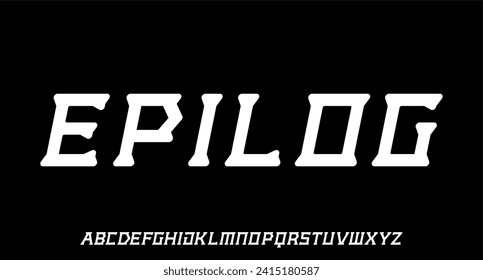 modern, futuristic modern geometric font