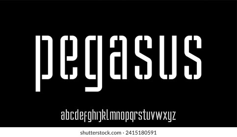 modern, futuristic modern geometric font