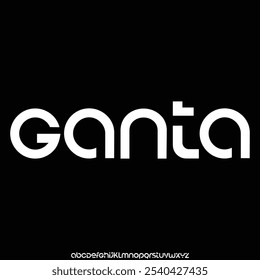 modern, futuristic modern geometric font